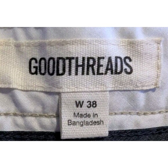 Goodthreads Men's Flat-Front Comfort Stretch Chino Shorts W38 Beige - Picture 5 of 6